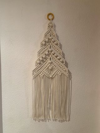 Árbol de Navidad Macramé Beige