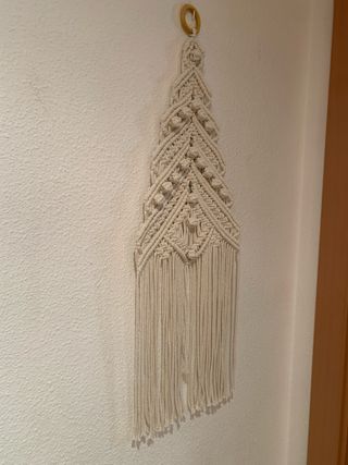 Árbol de Navidad Macramé Beige