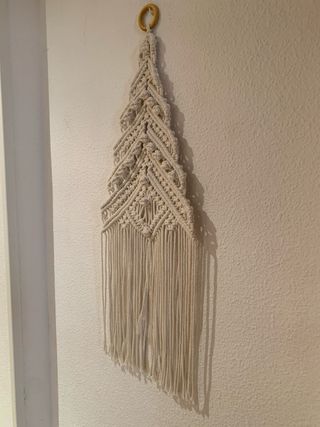 Árbol de Navidad Macramé Beige