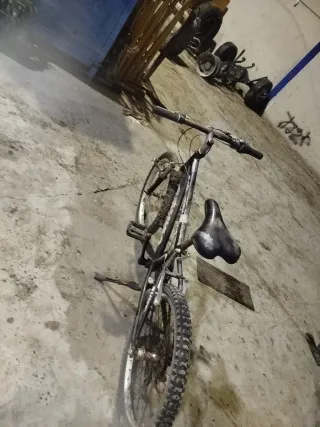 Bicicleta infantil negra