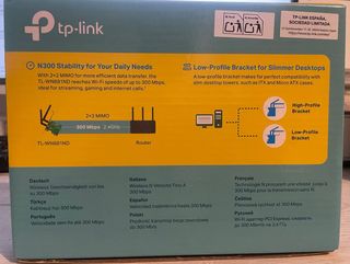 Adaptador de red inalámbrico - TL-WN881ND TP-LINK
