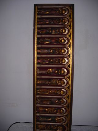 Cuadro grande relieve 12 apóstoles Vda. Montfalcon