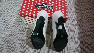 Zapatos Flamenco Blancos