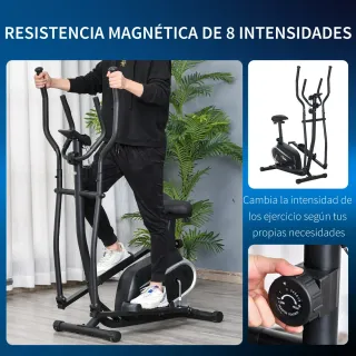 Bicicleta Elíptica Magnética Ajustable