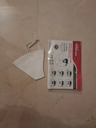 Mascarilla HEIQ nuevo anti-gripe A y B, pqt 25un.