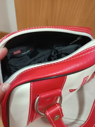 Borsa Diesel Rosso e Bianco