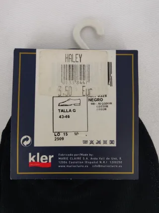 2 Pares Calcetines Kler Hilo Escocés Negro