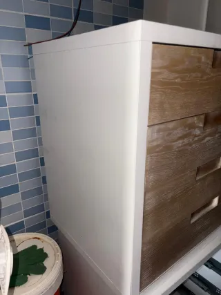 Cajoneras de madera juego de 2