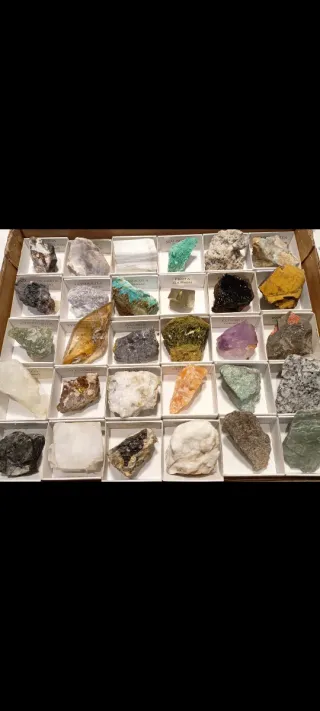 Colección 30 Minerales