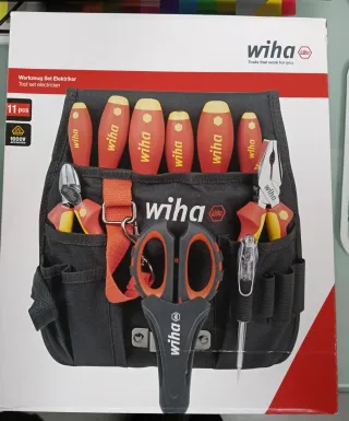 Bolso Cinturón Electricista Wiha 10 Piezas