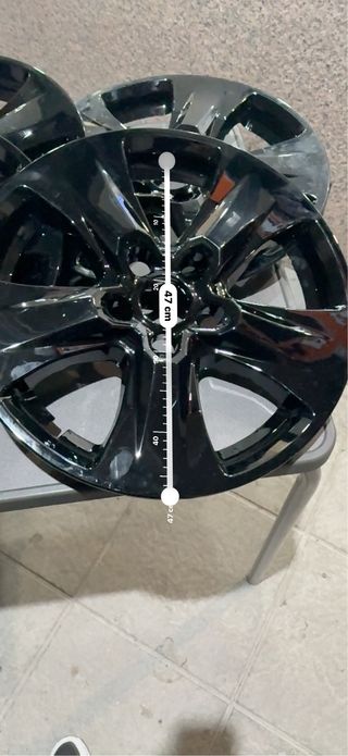 Tapas de llantas negras