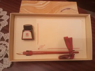 Plumier Vintage LOEWE Tinta y Pluma