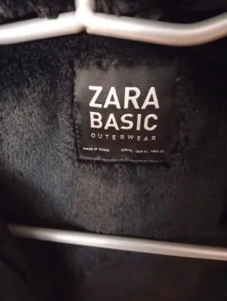 Abrigo Plumas Zara Verde Mujer