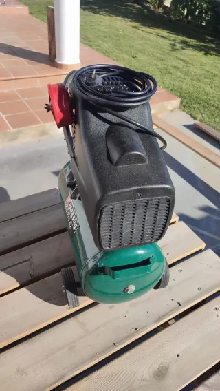 Compresor aire 8 bar max. con todos los accesorios