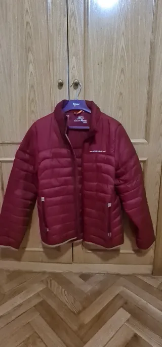 Cazadora plumífero Spagnolo roja