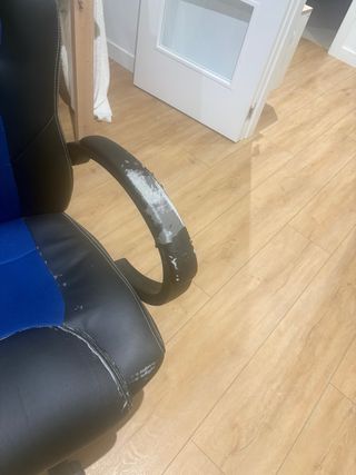 Silla Gaming Negra y Azul