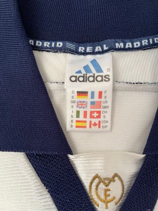 Camiseta Real Madrid 1998-1999-2000 Adidas
