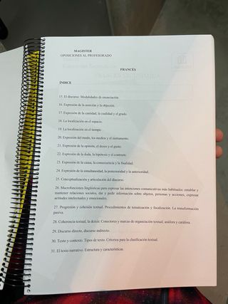 Temario Oposiciones Profesorado Magister