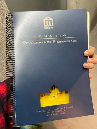 Temario Oposiciones Profesorado Magister