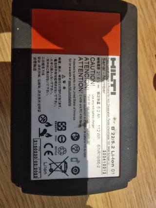 Batería Hilti B 22/5.2 Li-Ion