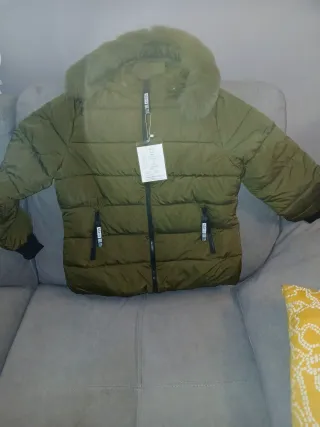 Chaqueta de invierno mujer verde