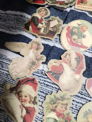Pegatinas Vintage Navideñas