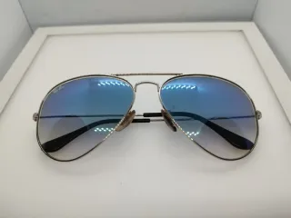 Gafas de sol Ray-Ban Aviator RB3025 Azul Plata 58