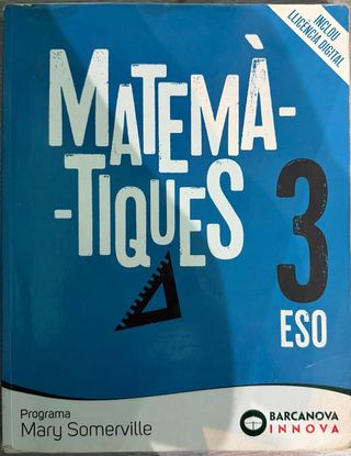 Mary Somerville 3 ESO. Matemàtiques