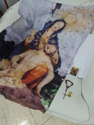 Lote objetos religiosos