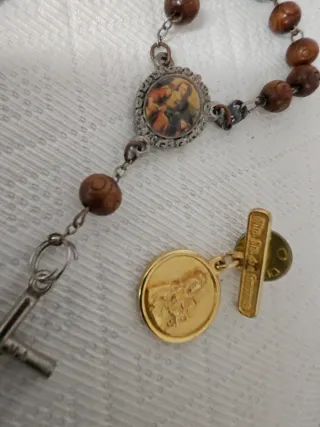 Lote objetos religiosos