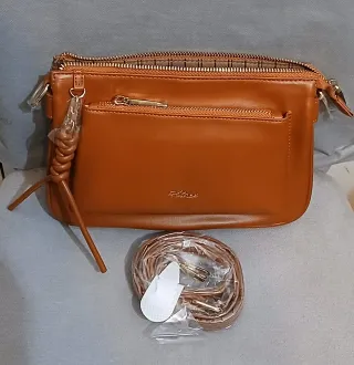 Bolso de hombro mujer marrón