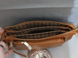 Bolso de hombro mujer marrón