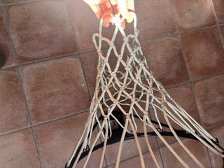 Aro y red de baloncesto