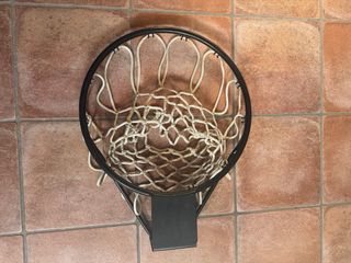 Aro y red de baloncesto