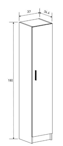 Mueble multiusos beige/gris