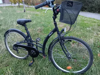 Bicicleta Paseo 26 Negra con Cesta