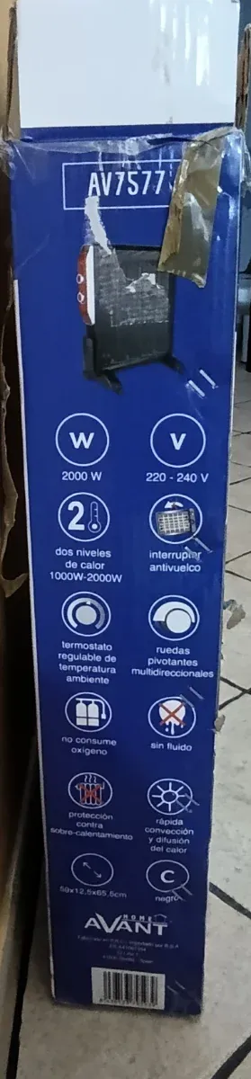 Radiadores de Mica AVANT(sin Estrenar)BLANCO/NEGRO