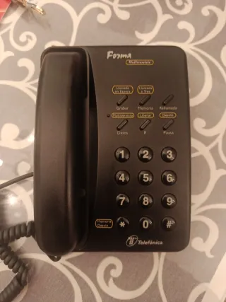 Teléfono Forma Multiservicio Negro