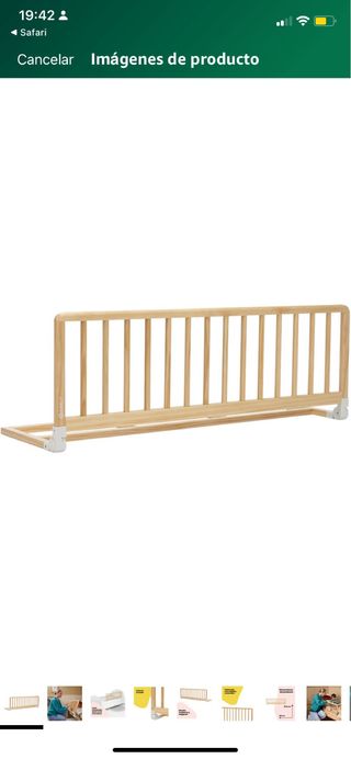 Barrera de Cama Madera Safety 1st 110cm. A estrena