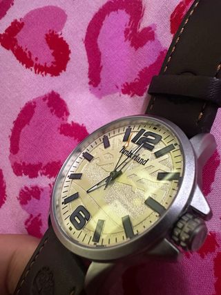 Reloj Timberland Marrón y Dorado