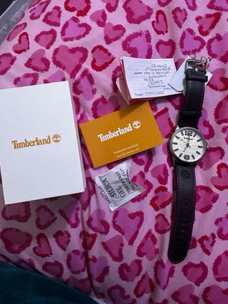 Reloj Timberland Marrón y Dorado