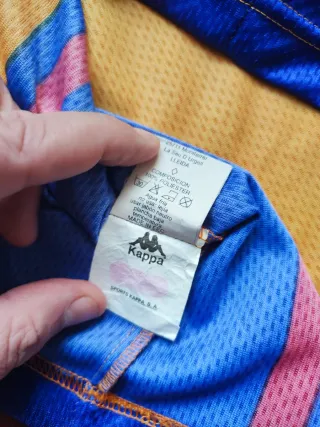 Kappa Maglia Calcio FC Barcelona 1997-98 Vintage