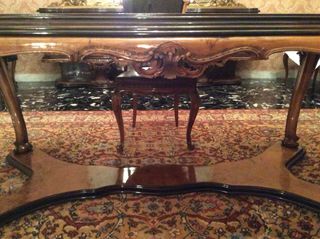 Sala da pranzo completa stile Chippendale