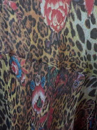 Falda vintage estampado animal print