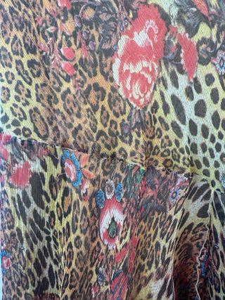 Falda vintage estampado animal print