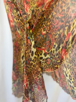 Falda vintage estampado animal print