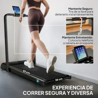 Cinta de Correr Plegable Inclinada