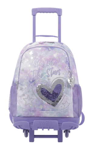 Mochila Totto con ruedas para niña