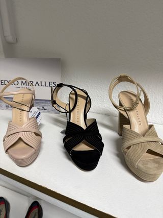 Zapatos Pedro Miralles Beige y Negro