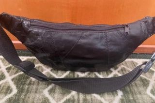 Borsello vera pelle nero